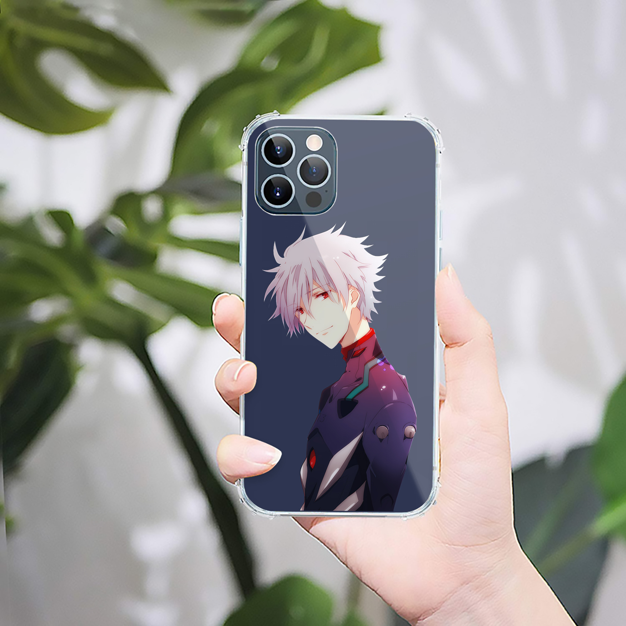 （画像用） EVA 新世紀エヴァンゲリオン 【iPhone 12シリーズ対応】透明スマホケース（クリアソフトケース）